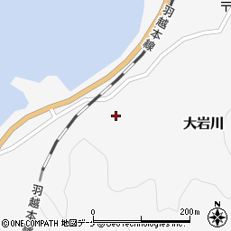 鶴岡市役所温海庁舎　浜中公民館周辺の地図