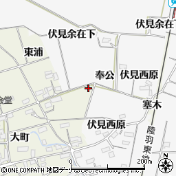 宮城県大崎市古川斎下周辺の地図