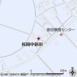 宮城県登米市米山町桜岡中新田150周辺の地図