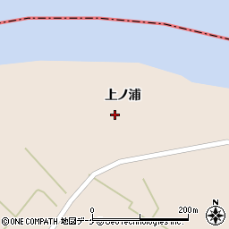 宮城県石巻市桃生町倉埣上ノ浦周辺の地図