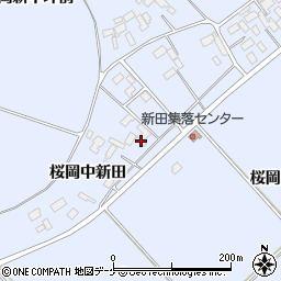 宮城県登米市米山町桜岡中新田149周辺の地図