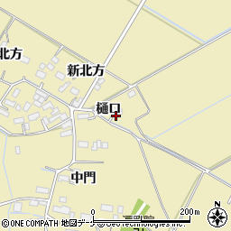 宮城県大崎市古川沢田樋口周辺の地図