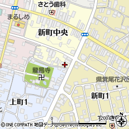 山形県尾花沢市新町中央1-37周辺の地図