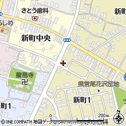 尾花沢市商店街協同組合周辺の地図