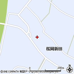宮城県登米市米山町桜岡新田15周辺の地図