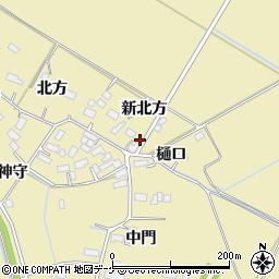 宮城県大崎市古川沢田北方53周辺の地図