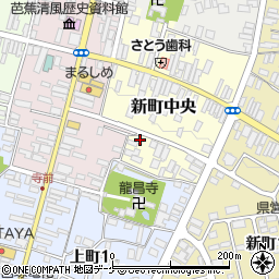 山形県尾花沢市新町中央1-23周辺の地図