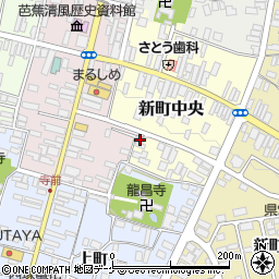 山形県尾花沢市新町中央1-21周辺の地図