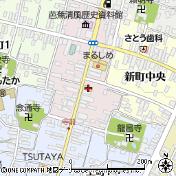 セブンイレブン尾花沢中町店周辺の地図