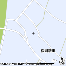 宮城県登米市米山町桜岡新田18周辺の地図