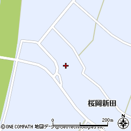 宮城県登米市米山町桜岡新田19周辺の地図