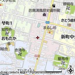 山形県尾花沢市中町2周辺の地図