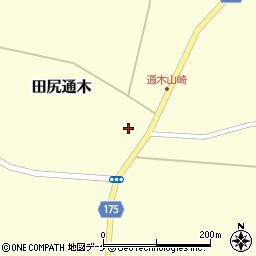宮城県大崎市田尻通木中崎25周辺の地図