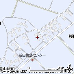 宮城県登米市米山町桜岡中新田120周辺の地図