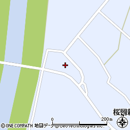 宮城県登米市米山町桜岡新西谷地周辺の地図