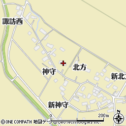 宮城県大崎市古川沢田（北方）周辺の地図
