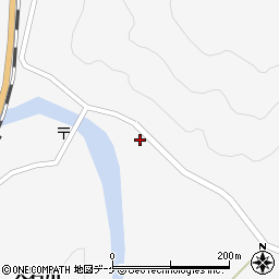 山形県鶴岡市大岩川木揚場周辺の地図