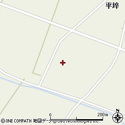宮城県登米市米山町西野平埣61周辺の地図