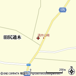 宮城県大崎市田尻通木御室43周辺の地図