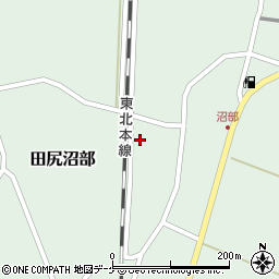 宮城県大崎市田尻沼部家前1-7周辺の地図