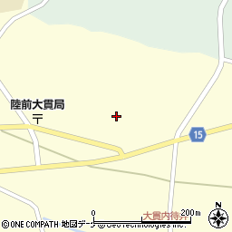 宮城県大崎市田尻大貫上長根25周辺の地図