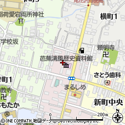 山形県尾花沢市中町5周辺の地図