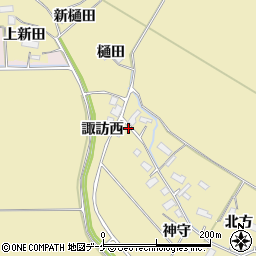 宮城県大崎市古川沢田神守1周辺の地図