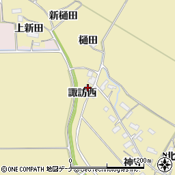宮城県大崎市古川沢田諏訪西4周辺の地図