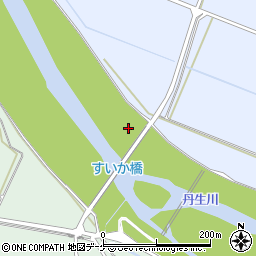 丹生川周辺の地図