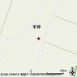 宮城県登米市米山町西野平埣31周辺の地図