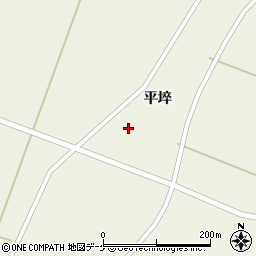 宮城県登米市米山町西野平埣32周辺の地図