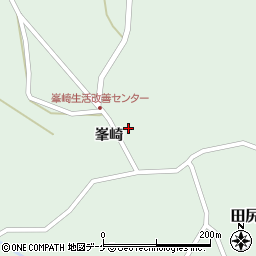 宮城県大崎市田尻沼部（峯崎）周辺の地図