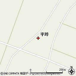 宮城県登米市米山町西野平埣29周辺の地図
