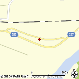 宮城県登米市豊里町中谷岐106-2周辺の地図