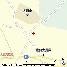 宮城県大崎市田尻大貫上長根3周辺の地図