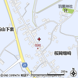 宮城県登米市米山町桜岡畑崎19周辺の地図