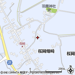 宮城県登米市米山町桜岡畑崎31周辺の地図