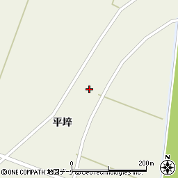 宮城県登米市米山町西野平埣18周辺の地図