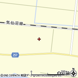 宮城県登米市豊里町白鳥87周辺の地図