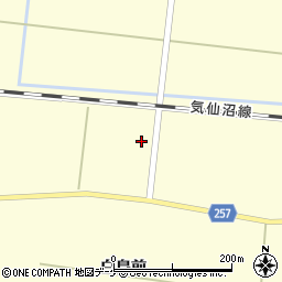 宮城県登米市豊里町白鳥96周辺の地図