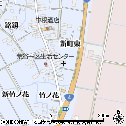 宮城県大崎市古川荒谷新町東56周辺の地図