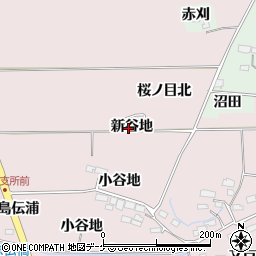 宮城県大崎市古川桜ノ目新谷地周辺の地図