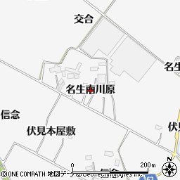 宮城県大崎市古川大崎名生南川原周辺の地図