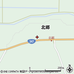 山形県尾花沢市北郷297周辺の地図