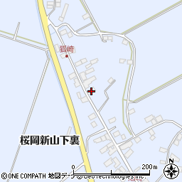 宮城県登米市米山町桜岡畑崎9周辺の地図