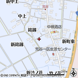 宮城県大崎市古川荒谷新町25周辺の地図
