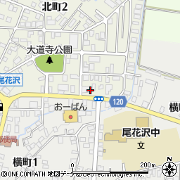 株式会社尾花沢自動車商会周辺の地図