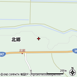 山形県尾花沢市北郷388周辺の地図