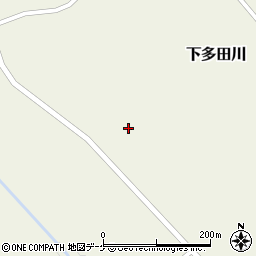 宮城県加美郡加美町下多田川烏谷7周辺の地図