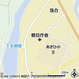 鶴岡市朝日庁舎周辺の地図
